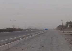 نمایی از آلودگی هوا در «قلعه گنج» + فیلم
