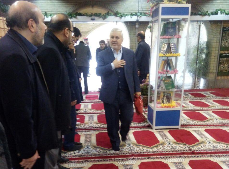 آغاز مراسم ترحیم حبیب&zwnj;الله چایچیان در مسجد بلال سازمان صدا و سیما