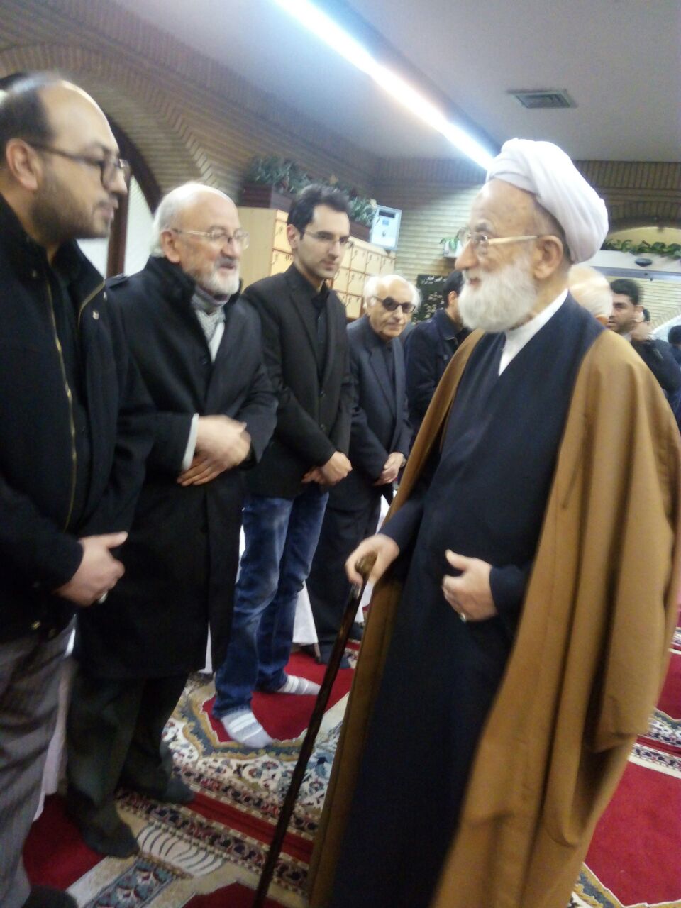 آغاز مراسم ترحیم حبیب&zwnj;الله چایچیان در مسجد بلال سازمان صدا و سیما