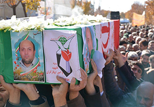 تشییع پیکر جانباز ۸ سال دفاع مقدس "شهید سامع" در شهرضا
