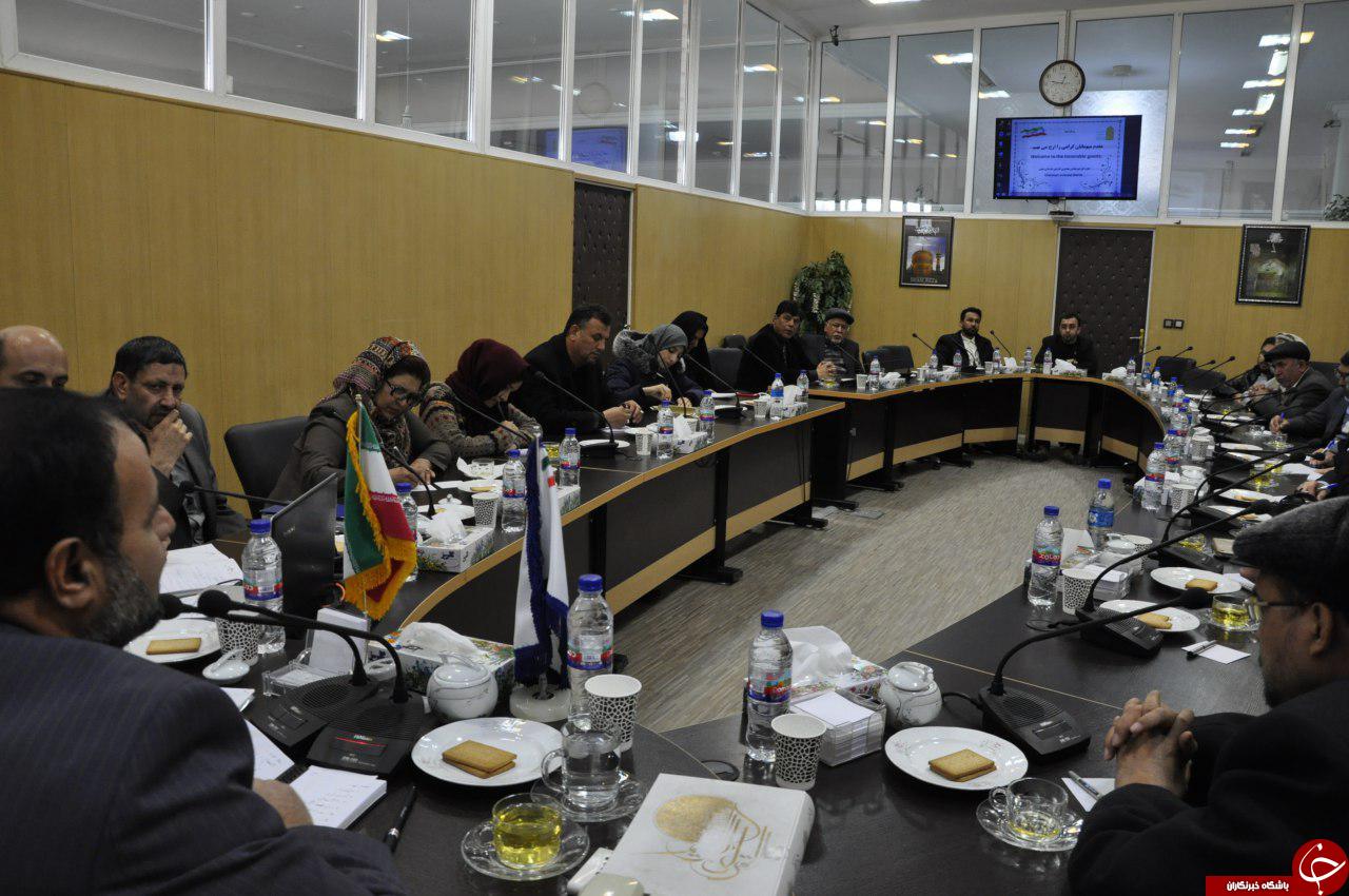دیدار مسئولین و اساتید دانشگاه های افغانستان با مدیرکل اتباع خراسان رضوی