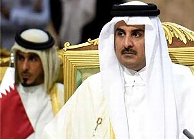 به سمت امیر قطر کفش پرتاب کنید، جایزه میلیونی بگیرید!