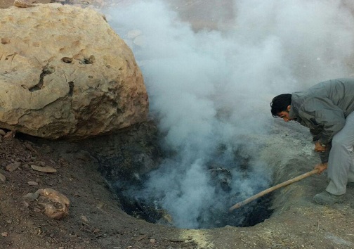 تخریب کوره های ذغال پزی در کرمانشاه+تصویر