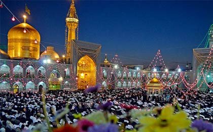 مشهدالرضا میعادگاه دلدادگان رسول مکرم اسلام