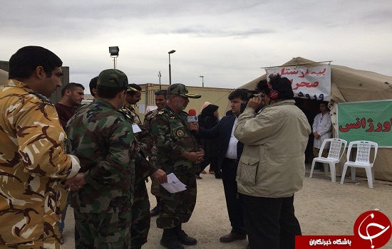 بازدید جانشین فرماندهی قرارگاه غرب نزاجا امروز از مناطق زلزله زده