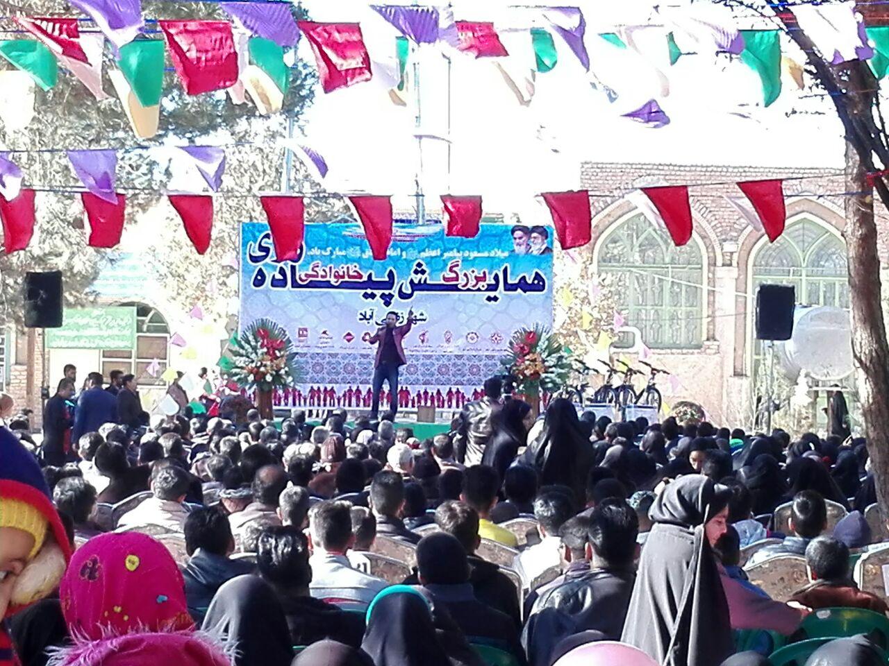 برگزاری همایش پیاده روی در شهر زنگی آباد
