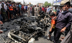 انفجار خودروی بمب‌ گذاری شده در اردوگاه پناهندگان در اربیل عراق