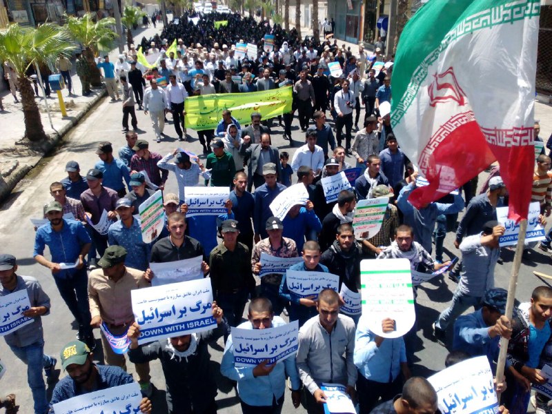 برگزاری راهپیمایی ضد آمریکایی در بیش از ۳۰ نقطه سیستان و بلوچستان