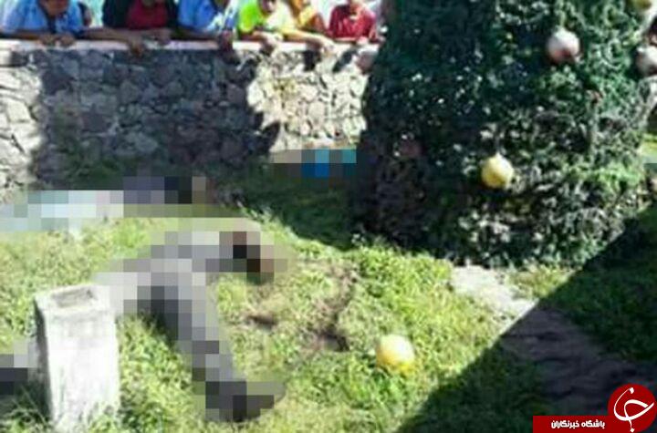 حادثه وحشتناک جان 5 نفر  را حین تزئین درخت کریسمس گرفت! تصاویر