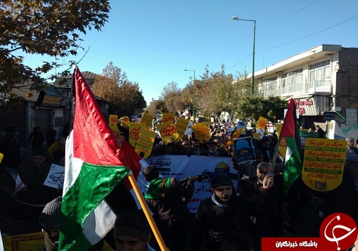 راهپیمایی نمازگزاران در واکنش به تغییر پایتخت رژیم صهیونیستی