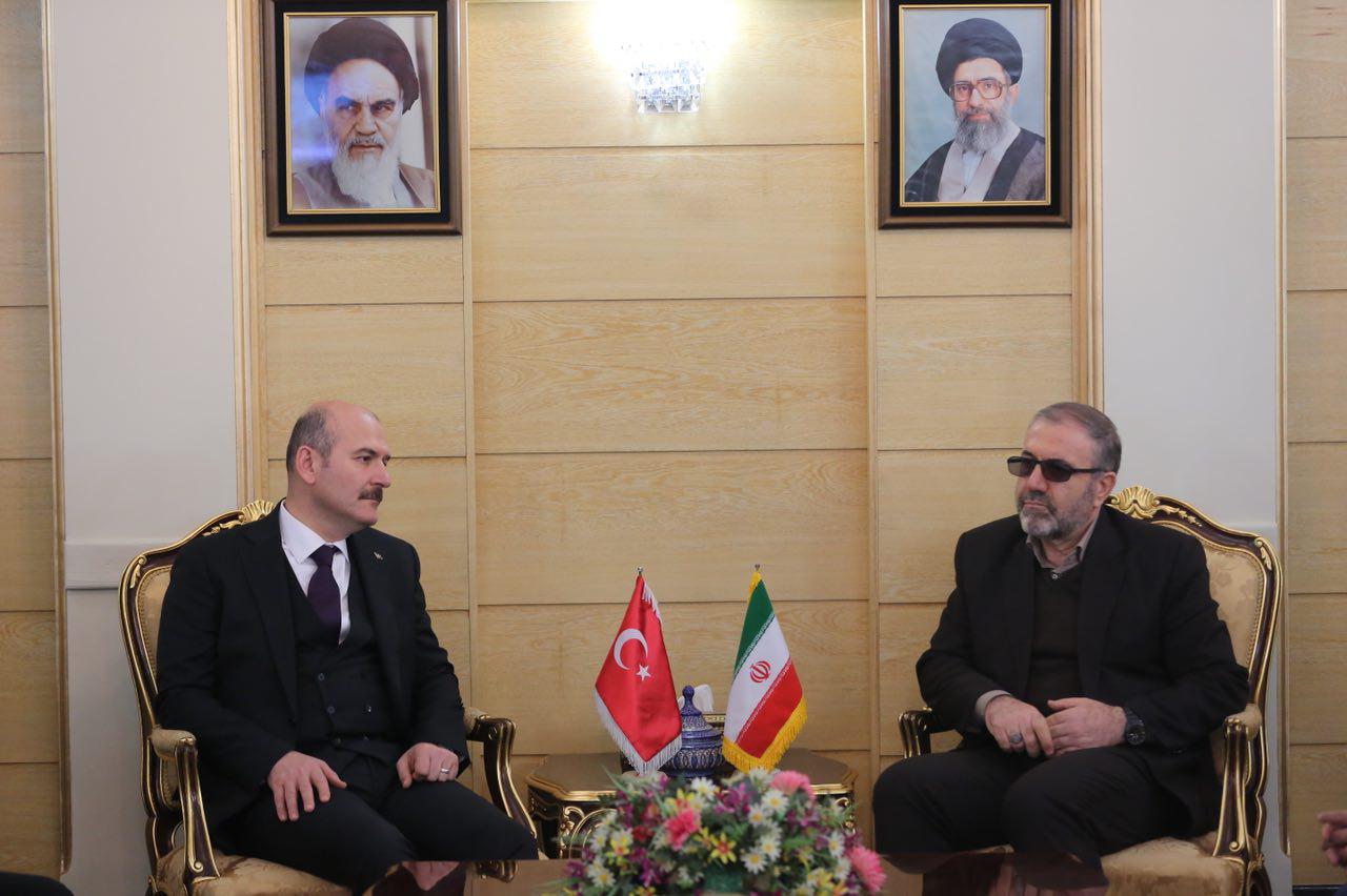 وزیر کشور ترکیه وارد تهران شد