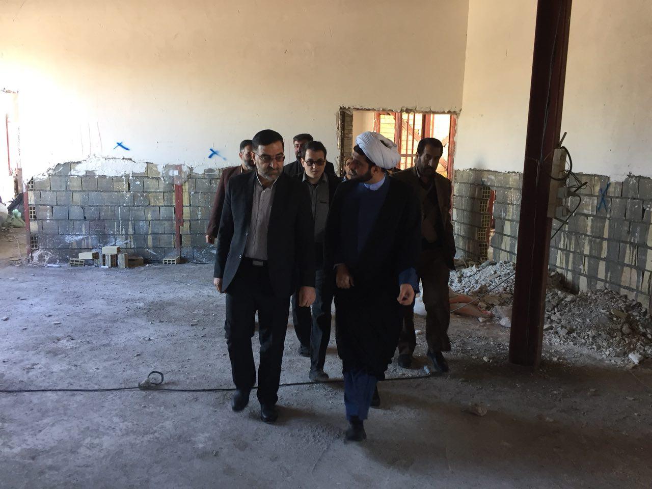 بازدید نماینده استان قم در مجلس شورای اسلامی از پروژه های نیمه تمام
