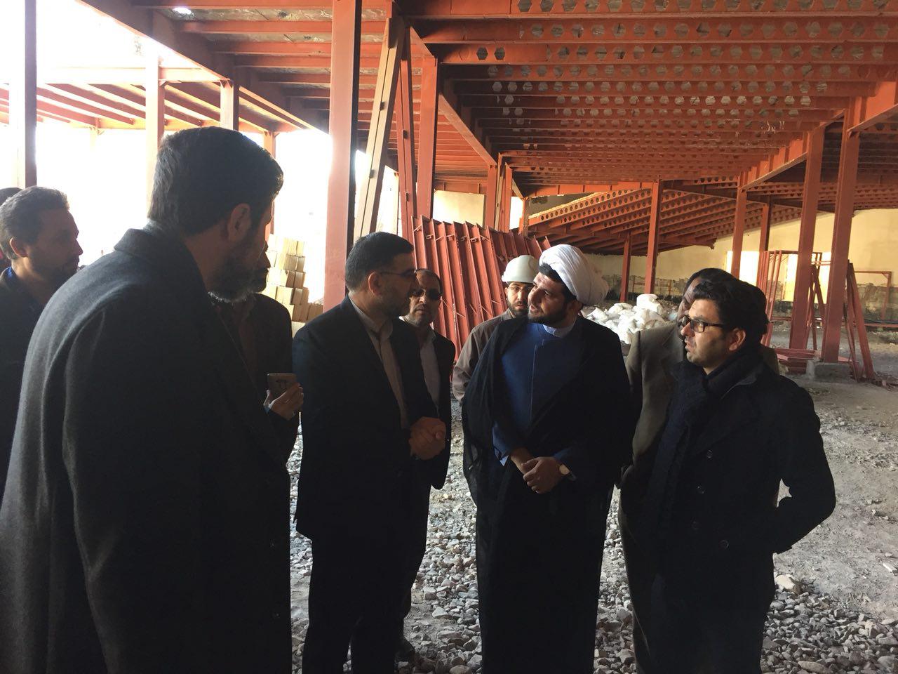 بازدید نماینده استان قم در مجلس شورای اسلامی از پروژه های نیمه تمام