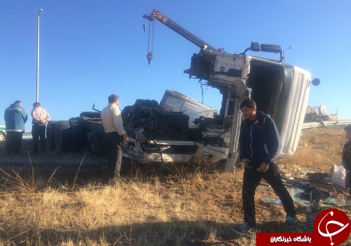 حادثه در آزاد راه قزوین، زنجان + تصاویر