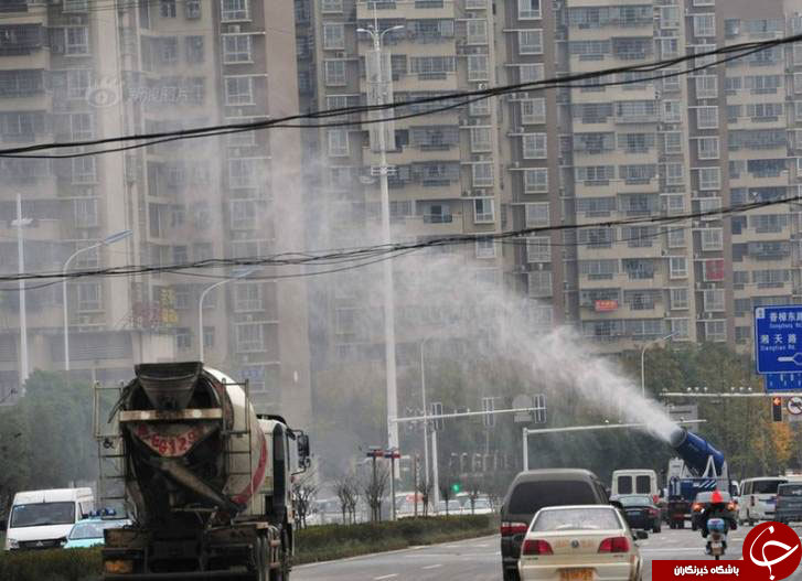 روش جالب چینی&zwnj;ها برای مهار آلودگی هوا+تصاویر