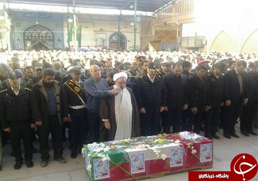 هم اکنون مراسم تشیع شهید هادی کاردیده در بیرجند+تصاویر