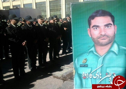 هم اکنون مراسم تشیع شهید هادی کاردیده در بیرجند+تصاویر