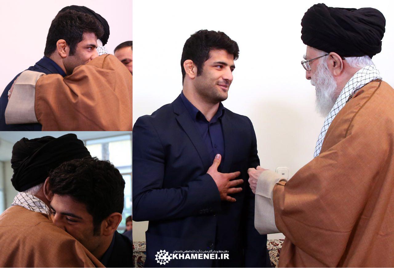 اولین تصاویر از دیدار علیرضا کریمی با رهبر معظم انقلاب
