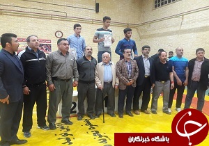 برگزاری رقابت‌های کشتی نوجوانان استان قزوین