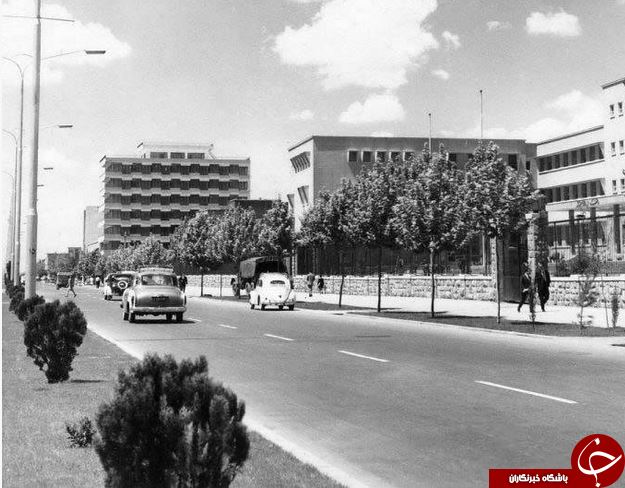 خیابان آزادی تهران در دهه ۴۰+عکس
