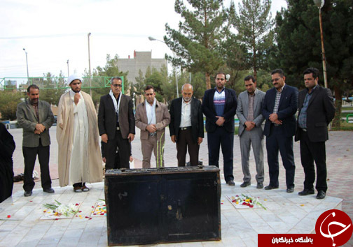 تجدید میثاق کارکنان بهزیستی شهرستان بیرجند با شهدا+تصاویر