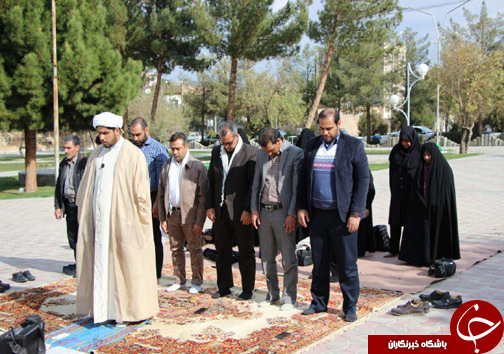 تجدید میثاق کارکنان بهزیستی شهرستان بیرجند با شهدا+تصاویر