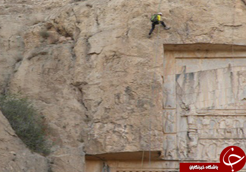 هیچ خطری دیواره آرامگاه خشایارشاه را تهدید نمی&zwnj;کند + تصاویر