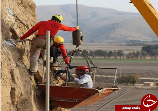 هیچ خطری دیواره آرامگاه خشایارشاه را تهدید نمی&zwnj;کند + تصاویر