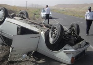 واژگونی پیکان در محور هریس - تبریز با 4کشته و مصدوم