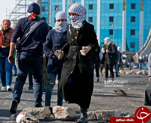 تنها سلاح دختران فلسطینی +تصاویر