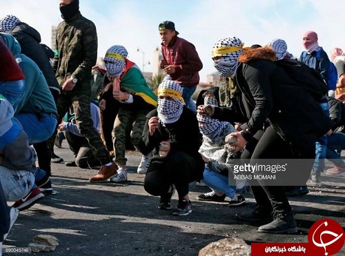 تنها سلاح دختران فلسطینی +تصاویر
