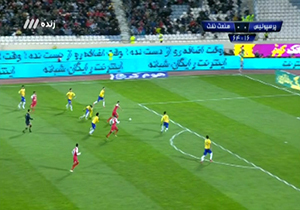 گل تیم فوتبال پرسپولیس برابر صنعت نفت آبادان در 20 آذر 96 + فیلم