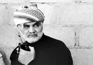 تصویری جالب از حاج قاسم سلیمانی در قدس+عکس