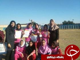درخشش دختران ورزشکار باغملک در مسابقات استانی