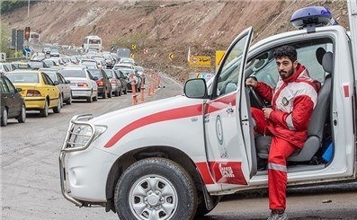 امداد رسانی هلال احمر در جاده های ایلام
