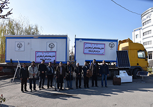 ارسال کانکس های اهدایی جهاد دانشگاهی آذربایجان غربی به مناطق زلزله زده کرمانشاه