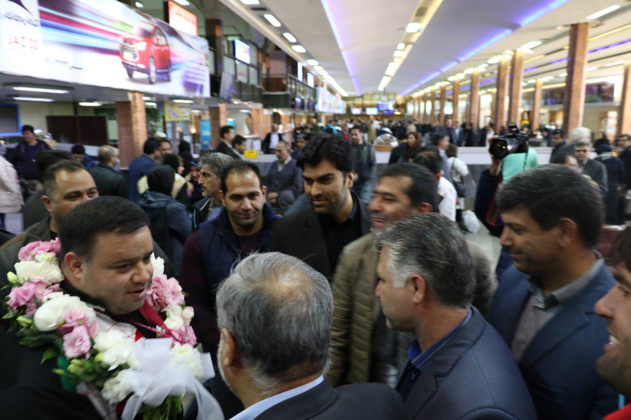 استقبال از وزنه بردار معلول رفسنجانی نایب قهرمان جهان