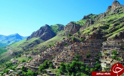 چشم&zwnj;اندازی از طبیعت زیبا و کوهستانی اورامان تخت + تصاویر
