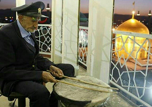قدیمی‌ترین نقاره‌زن حرم مطهر رضوی درگذشت + تصاویر