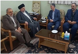 دیدار صالحی با نماینده آیت الله سیستانی