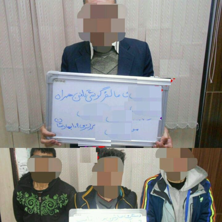 دستگیری مالخر مسن گوشی های مسروقه بهارستان