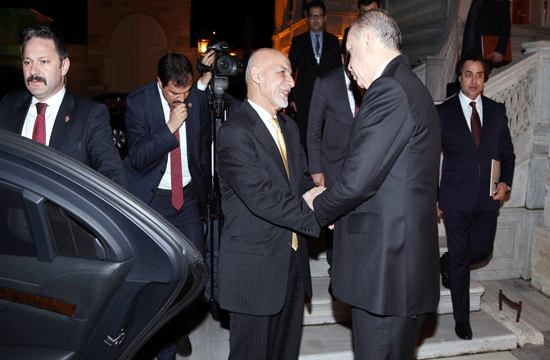 دیدار &laquo;اشرف غنی&raquo; و &laquo;اردوغان&raquo; به روایت تصویر