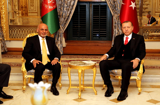 دیدار &laquo;اشرف غنی&raquo; و &laquo;اردوغان&raquo; به روایت تصویر