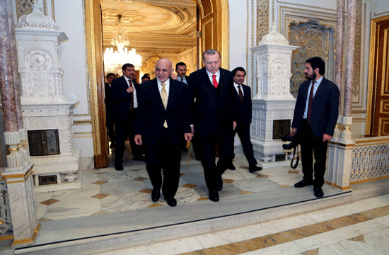 دیدار &laquo;اشرف غنی&raquo; و &laquo;اردوغان&raquo; به روایت تصویر