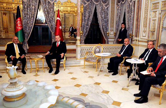 دیدار &laquo;اشرف غنی&raquo; و &laquo;اردوغان&raquo; به روایت تصویر