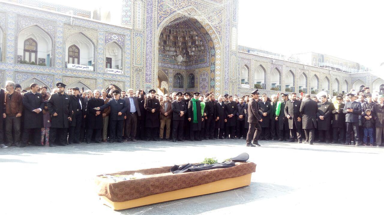 تشییع قدیمی&zwnj;ترین نقاره زن حرم مطهر رضوی در مشهد