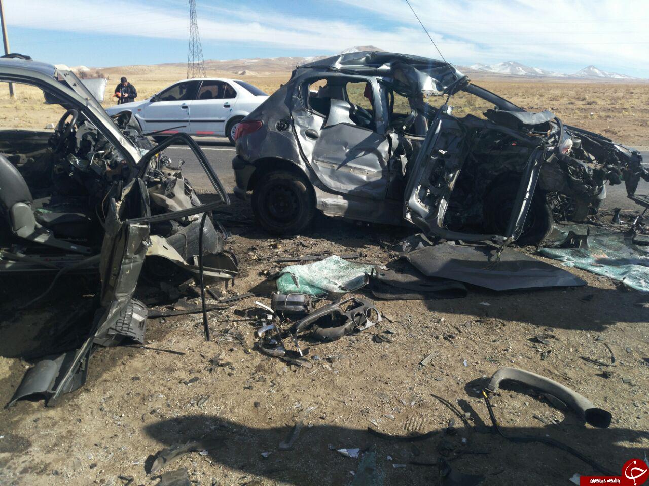 تصاویری از تصادف مرگبار در ملایر - بروجرد
