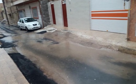 جاری شدن فاضلاب در معابر اهواز + فیلم