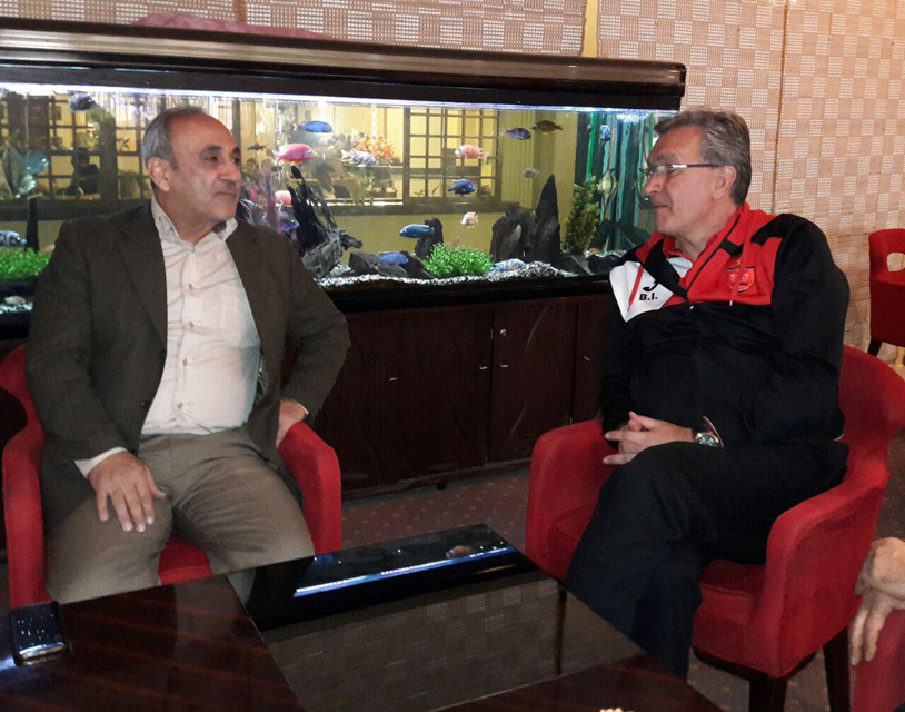 دیدار سرپرست باشگاه پرسپولیس با برانکو
