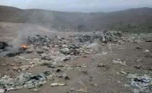 دپوی زباله در منطقه گردشگری بناب + فیلم